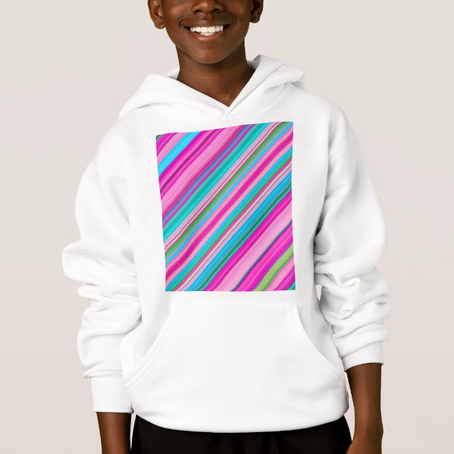 Vibrant Rainbow Stripe Pattern Design (Front)