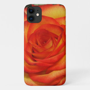 Vibrant Red and Peach Rose Macro Photo Case-Mate iPhone Case