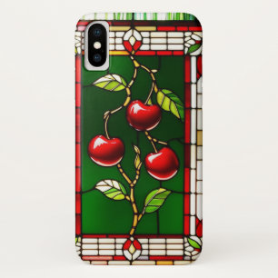 Vibrant Red Cherries with Rich Green Leaves Case-Mate iPhone Case