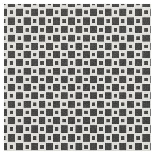 Vibrant Red Geometric Pattern Fabric (Close Up)