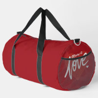 Vibrant Red White Typography Cat-Themed Pet-Parent