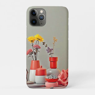 Vibrant Red Yellow Arrangement Design Case-Mate iPhone Case