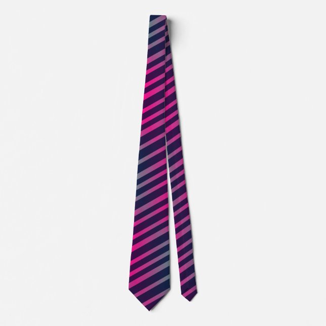 Vibrant Regimental Style Tie (Front)