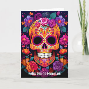  🌹Vibrant Remembrance: A Día de Muertos Tribute🌹 Holiday Card