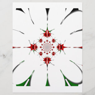 Vibrant Republic of Kenya Shield Flag Kaleidoscope