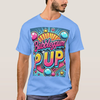 Vibrant Retro "Bubblegum Pop" Art - Fun T-Shirt