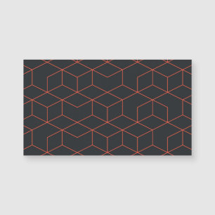 Vibrant, retro, simple, cool, trendy cube pattern