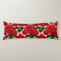 Vibrant Rose Pattern With Red And Pink Roses