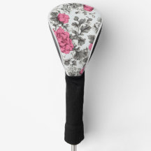 Vibrant Roses Golf Head Cover