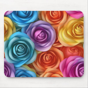 Vibrant Roses  Mouse Pad