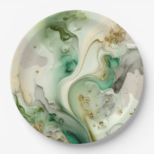 Vibrant Round Paper Plates for Eye-Catching Tables