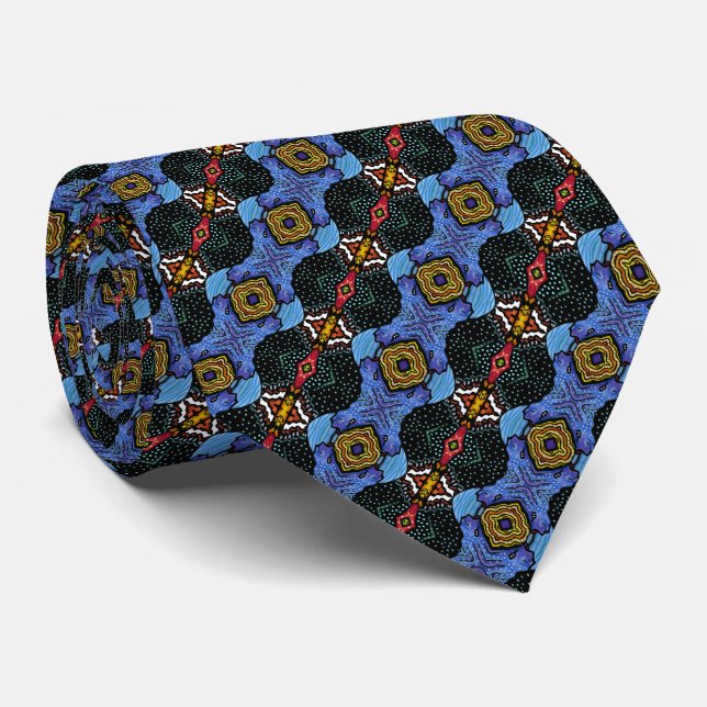 Vibrant Royalty Tie (Rolled)