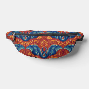 Vibrant Safari Tapestry Pattern - The White Lotus Bum Bags