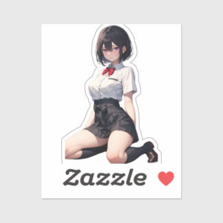 Vibrant Schoolgirl Anime Art Scene