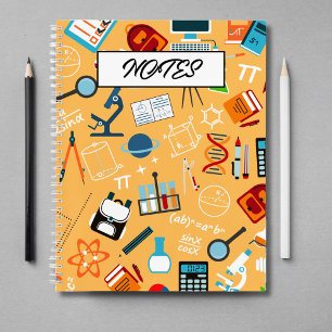Vibrant Science Design Perfect for Class and Study Notebook