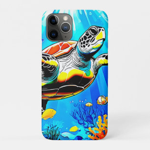 Vibrant Sea Turtle Dreamscape Case-Mate iPhone Case