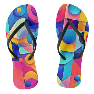 Vibrant Shape Play Jandals