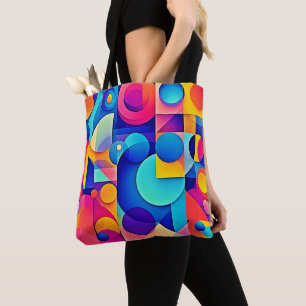 Vibrant Shape Play Tote Bag