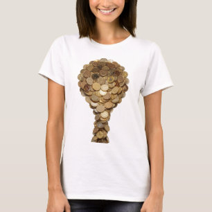 Vibrant Silver ABSTRACT ART Fashion Print v2 T-Shirt