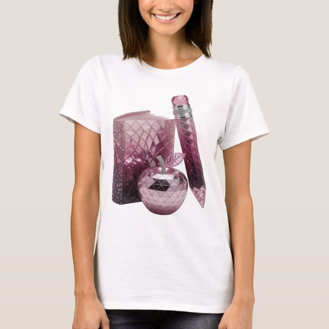 Vibrant Silver ABSTRACT ART Modern Design v2 T-Shirt (Front)