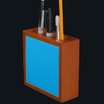 Vibrant Sky Blue Colour Decor Customise it Easily Desk Organiser<br><div class="desc">This custom product is available in a vibrant sky blue accent colour decor for yourself or as a gift sure to make an impression in all occasions. Click on the "Customise it!" button or link you find on this product page to reveal a set of user friendly designing tools to...</div>