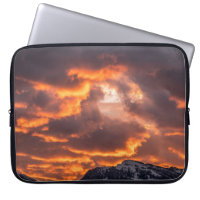 Vibrant Sky on Fire Sunset
