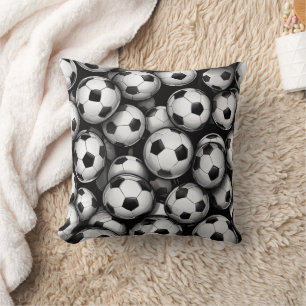 Vibrant Soccer Ball  Cushion