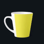 Vibrant Solid Yellow Background  Latte Mug<br><div class="desc">A vibrant solid yellow background with a bright, clean texture—ideal for bold, modern, and uplifting design projects. Inject your design projects with energy and positivity using this Vibrant Solid Yellow Background – Bright Minimal Texture. Featuring a bold yet clean flat fill, this background radiates warmth, cheerfulness, and clarity. Its high-resolution...</div>