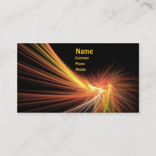Vibrant Spark Business Card (Front)