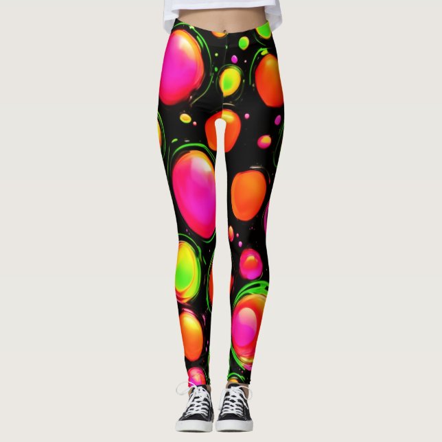 Vibrant Sphere Ballet Leggings (Front)