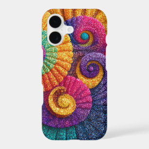 Vibrant Spiral Abstract Patterns