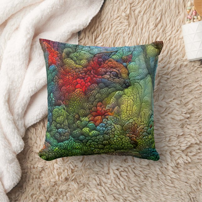 Vibrant Squirrel-  Cushion (Blanket)