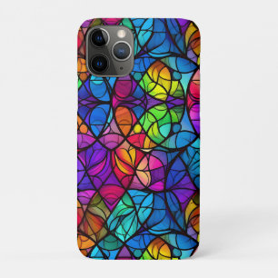 Vibrant Stained Glass Rainbow Pattern Case-Mate iPhone Case