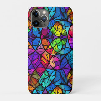 Vibrant Stained Glass Rainbow Pattern Case-Mate iPhone Case