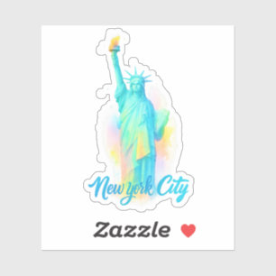 Vibrant Statue of Liberty “New York City” Neon