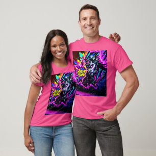 Vibrant Street Art Glow T-Shirt