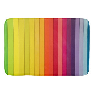 Vibrant Striped Bath Mat – Soft & Absorbent