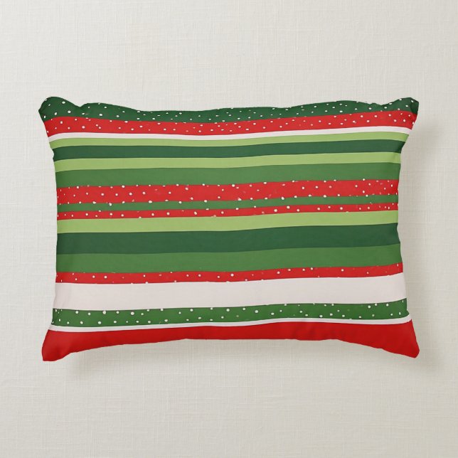 Vibrant Striped Pattern Background Decorative Cushion (Front)