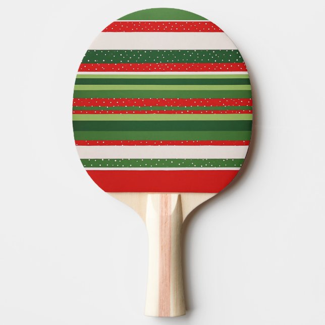 Vibrant Striped Pattern Background Ping Pong Paddle (Front)