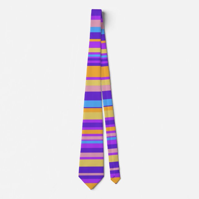 Vibrant Stripes Tie (Front)