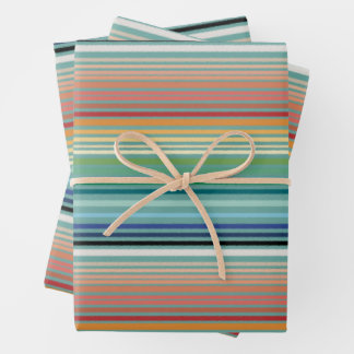 Vibrant Stripes Wrapping paper