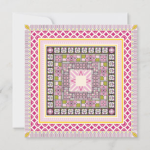 Vibrant style invitation