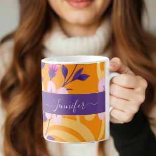 Vibrant Summer Florals-Dopamine Style Coffee Mug