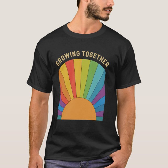 Vibrant Sun Rays With Motivational Phrase T-Shirt (Front)