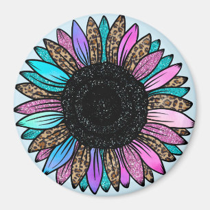 Vibrant Sunflower Magnet
