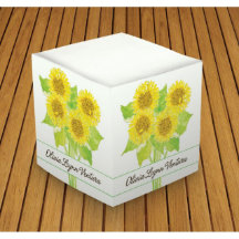 Vibrant Sunflower Self-Stick Memo Notepad