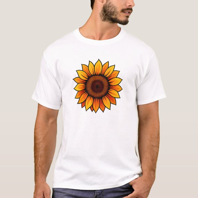 Vibrant Sunflower T-Shirt (Front)