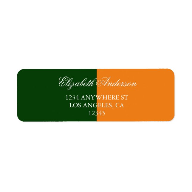 Vibrant Sunrise Minimalist Mix & Match Wedding (Front)