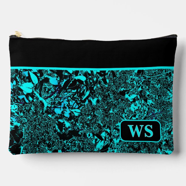 Vibrant Teal Cosmetic Pouch (Front)