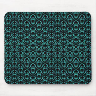 Vibrant Teal Radiant Elegance Mousepad